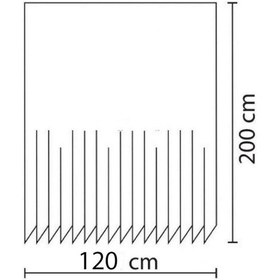 Resim Zethome Tropik Africa Banyo Duş Perdesi Tek Kanat 1X120X200 Çok Renkli 