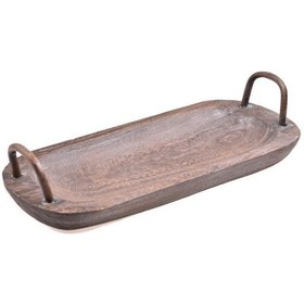 Resim Bambum Bavola Kuplu Büyük Oval Tepsi B1632 