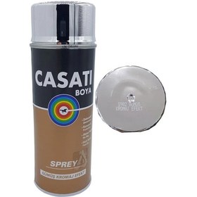 Resim Casati Akrilik Sprey Boya Gümüş Kromaj Efekt 400 Ml 