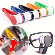 Resim 1/2 adet Taşınabilir Çok Fonksiyonlu Gözlük Temizleme Fırçaları, Yumuşak Nazik Mikrofiber Gözlük Silgileri, Çiziksiz Gözlük Temizleyiciler, Çizgisiz Lens Parlatma Aracı Anahtarlık Deliği İle 