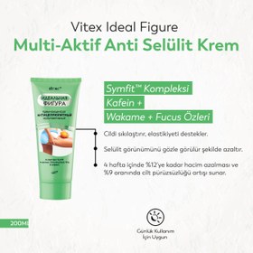 Resim Vitex Ideal Figure Multi-Aktif Anti Selülit Krem (200 ml) 