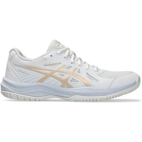 Resim Asics Upcourt 6 Unisex Voleybol Ayakkabısı 1072A107-103 Krem 