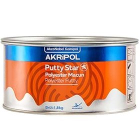 Resim Akzonobel Putty Star Polyester Macun 0.9 Kg 