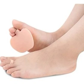 Resim Storemax Bunyon Silikon Metatarsal Ped Ayak Altı Ağrı Nasır Önleyici Koruma Parmağa Halka Parmak Altı Koruyucu 