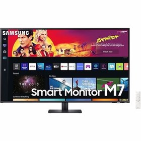 Resim Samsung LS43BM700UPXUF 43 inç 109 Ekran 4K Ultra HD LED Monitör Siyah 