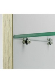 Resim Badem10 Raf Pimi Vidalı Contalı Cam Ahşap Metal Tutucu Çivisi Mobilya Dolap Pimi Metal (50 Adet) 