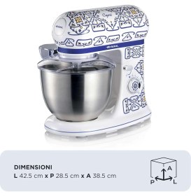 Resim Ariete Capri Mutfak Şefi 1588/0C - 1200 Watt Stand Mikser, Hamur Yoğurma Makinesi, 2400 Watt'a Ulaşa 