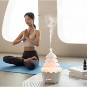 Resim Protonust Rgb Çam ağacı nemlendirici şelale yağmur damlası 250ML aromaterapi difüzör nemlendirici 