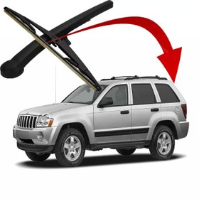 Resim JEEP GRAND CHEROKEE ARKA SİLECEK KOLU VE SÜPÜRGESİ 2005-2006-2007-2008-2009-2010-2011 