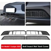 Resim 2025 Tesla Model Y Juniper/Launch için Ön Izgara Ağı Örtüsü, Hava Girişi Koruyucu ve Araç Alt Tampon Böcek Filesi Kapağı 