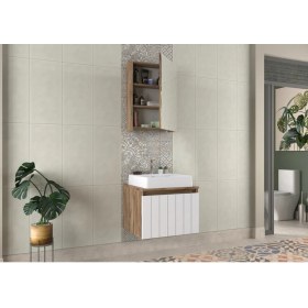 Resim Biani Nevada 60cm Beyaz Banyo Dolabı 