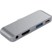 Resim Yolande Ipad Pro USB Hub 4 In 1 (Yurt Dışından) 