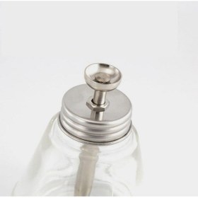 Resim 150Ml Kapaklı Cam Tiner Likit Şişesi Sıvı Uçurmaz Pompa Yağdanlık 