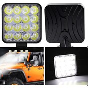 Resim Off Road Sis Farı - Lamba 16 Led Kare Çalışma Lambas 