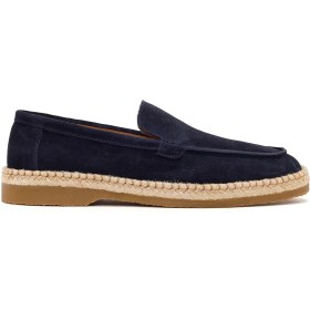 Resim Derimod Erkek Lacivert Süet Deri Casual Loafer 26SFD828110 