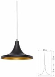 Resim CATA Ct-8213 Dekoratif Sarkıt Armatür (ampulsuz), 