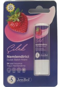 Resim Jenbol Lip Balm Nemlendirici Dudak Bakım Kremi Çilek Spf 20 5 Gr 