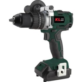 Resim KL Pro Darbeli KLDM18B-20 18VOLT/2.0AH Li-Ion Çift Akülü Kömürsüz Profesyonel Darbeli Matkap 2 3 Yıl 18 Vo 