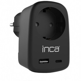 Resim Inca Ipw-42sy 1port 12w Usb+type-c Akım Korumalı Duvar Priz - S 