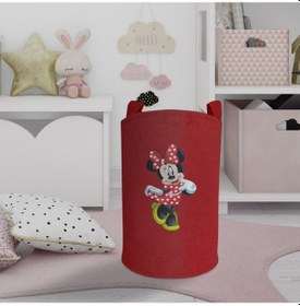 Resim Mekta Home Bebek Ve Çocuk Odası Mickey Mause Desenli Oyuncak Sepeti Renkli Çok Renkli 