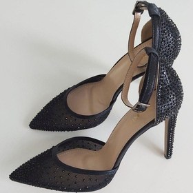 Resim 036 4199 Topukla Kadın 10 cm Topuklu Abiye Ayakkabı 