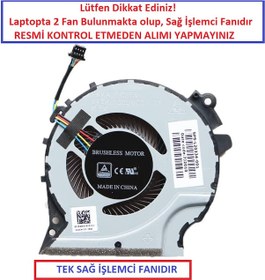 Resim HP Uyumlu Pavilion Gaming 15-Cx0082Tx Fan İşlemci Fanı Tek Sağ 