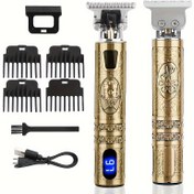 Resim Saç Kesme Makinesi, Sakal Tıraş Makinesi, USB-C Şarj, Erkekler ve Babalar İçin Kişisel Güzellik Stil Aracı, Kişisel Kullanım veya Stilist Kullanım İçin Uygun 