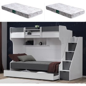 Resim Ranza, Kardem Yavrulu Ranza - Antrasit 2 Adet Comfort Yatak 90 X 190 CM 