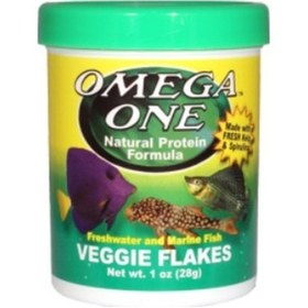 Resim Omega One Veggie Flakes 1000ml / 148gr. 
