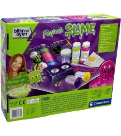 Resim Clementoni 64739 Bilim ve Oyun - Fosforlu Slime 