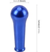 Resim Wondernest Universal Araç Modifiye Vites Kolu Kapağı - Manuel/otomatik Vites Topuzu, 10.4cm Mavi Mavi 