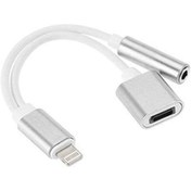 Resim Alfais 4428 Lightning Kulaklık Şarj Çevirici Çoklayıcı Dönüştürücü Adaptör 