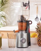 Resim Slow Juicer 2 In 1 Yavaş Sıkım Katı Meyve Ve Narenciye Sıkacağı Karaca