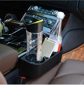 Resim Büro Ev Ofis Arabası İçin Araç İçi Koltuk Yanı Oto Bardak Tutucu Organizer 
