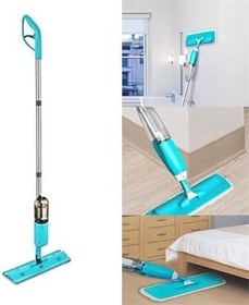 Resim SANEC Döner Başlıklı Spreyli Mop Parke Ahşap Fayans Temizleyici Su Hazneli Sihirli Paspas 