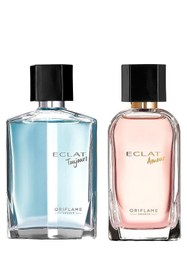 Resim Oriflame Eclat Toujours Erkek Parfüm 75 ml + Eclat Amour Edt Kadın Parfüm 50 ml. Set 35649-35651 
