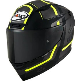 Resim Suomy Track-1 Kask Nınety Seven Gun Metal-Yellow 