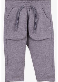 Resim Breeze Torba Cepli Erkek Çocuk Eşofman Altı Gri Melanj (1-4 Yaş) 