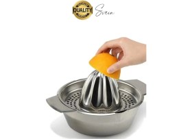 Resim Svein Paslanmaz Çelik Limon Ve Nar Sıkacağı Narenciye Mutfak El Aleti Pratik Sıkacak Yıkanabilir Hijyenik 