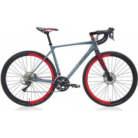Resim Carraro Gravel Go 28 Clarıs 52cm Mat Antrasıt-siyah Açık Gri 