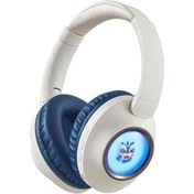 Resim Xo RGB Kablosuz Kulak Üstü Katlanabilir Kulaklık BE43-Bluetooth5.3,600 mAh,30 Saat Pil Ömrü,Yumuşak Ped 