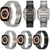Resim iOS Uyumlu Watch İçin Çift Sıralar Metal İzle Band 5 40mm 