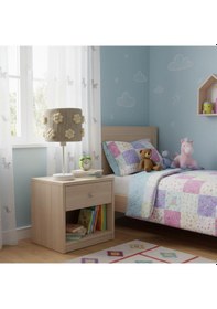 Resim Elizim Home Lighting Makrome Papatyalı Abajur Krem 