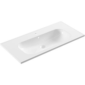 Resim Eca Serel Nita 48x100 Cm Mobilya Uyumlu Etajerli Lavabo Nt40tds110h 