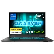 Resim Gigabyte Gaming A16 CTH-24 i7-13620H 24 GB 512 GB SSD 8 GB RTX5050 16" Free Dos Dizüstü Bilgisayar 