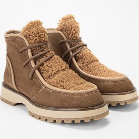 Resim Valmenti Kadın Taba Süet Hakiki Deri Casual Bot 902 6062 Bn Bot Sk23/24 Taba 