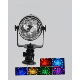 Resim MiraLive Müzik Ritmine Duyarlı Renkli Disko Topu – 7 Modlu Işıklı Parti Lambası 