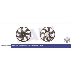 Resim KALE 418600 FAN MOTORU ASTRA H 04- 1.2 1.4 1.6 1.8 16V NAC ZAFIRA 