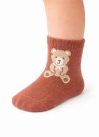 Resim SOLDE SOCKS Sevimli Ayıcık Desenli 5'li Bebek Çorap Seti - Renkli ve Yumuşak Tasarım 