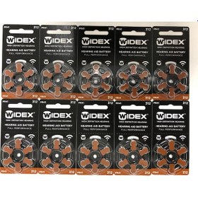 Resim WİDEX İŞİTME CİHAZI 312 NUMARA PİL 10 PAKET 